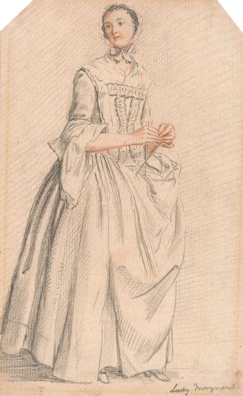 Lady Maynard (ca. 1757) as a canvas print