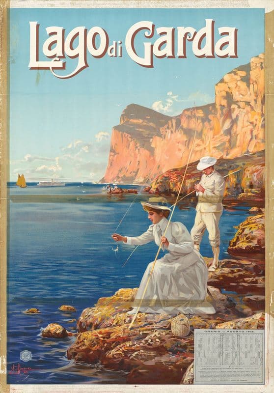 Lago di Garda (1908 - 1912) as a canvas print