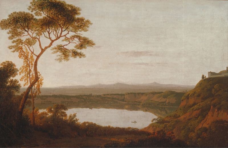 Lake Albano as a canvas print