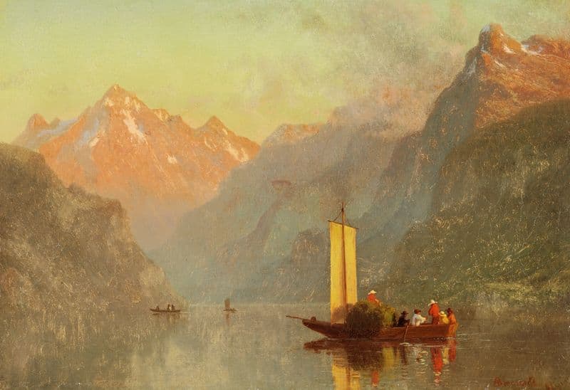 Lake Lucerne, Switzerland as a canvas print