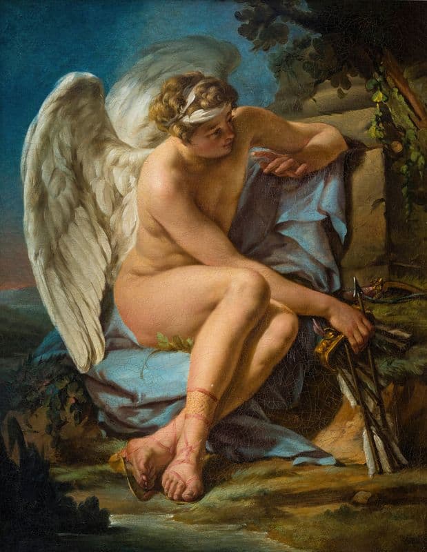 L’Amour à l’affût as a canvas print