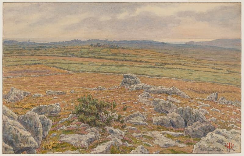 Landes de Morgat as a canvas print