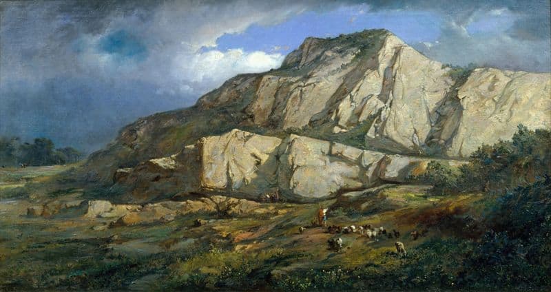 Landscape as a canvas print