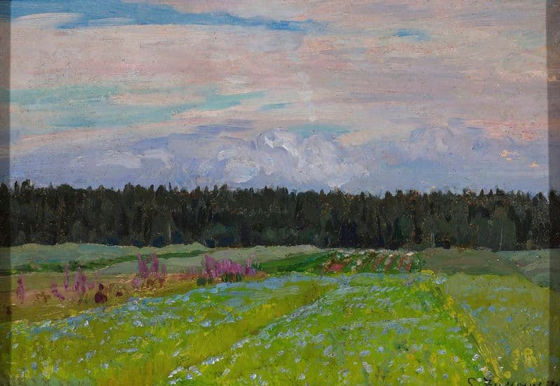 Landscape (circa 1895) as a canvas print