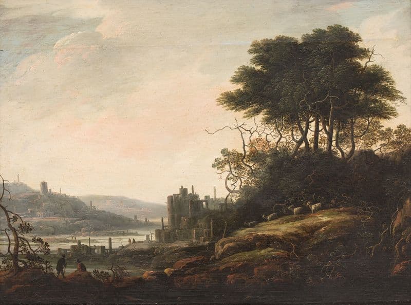Landscape (1581 – 1651) as a canvas print