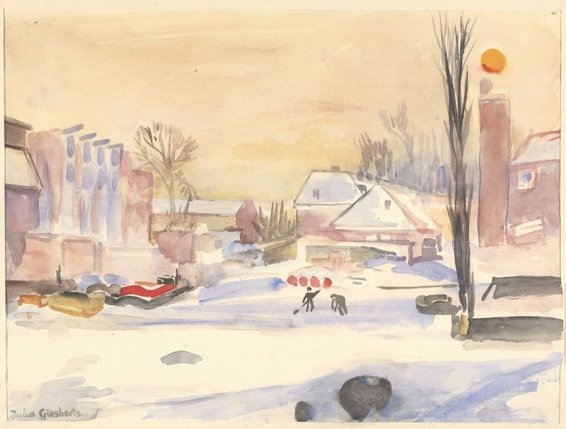 Landscape (20th century) as a canvas print