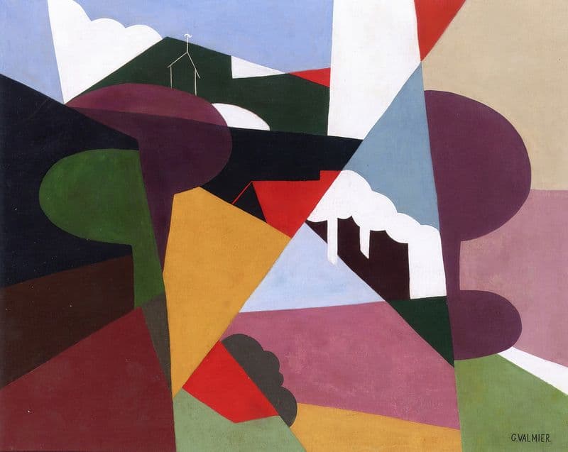 Landscape la ciotat as a canvas print
