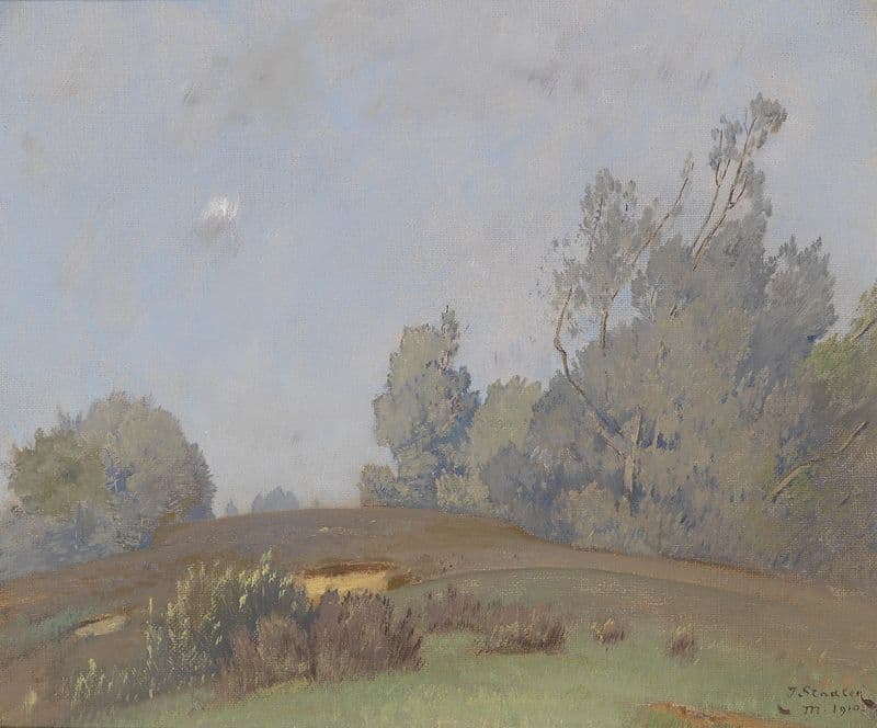 Landschaft as a canvas print