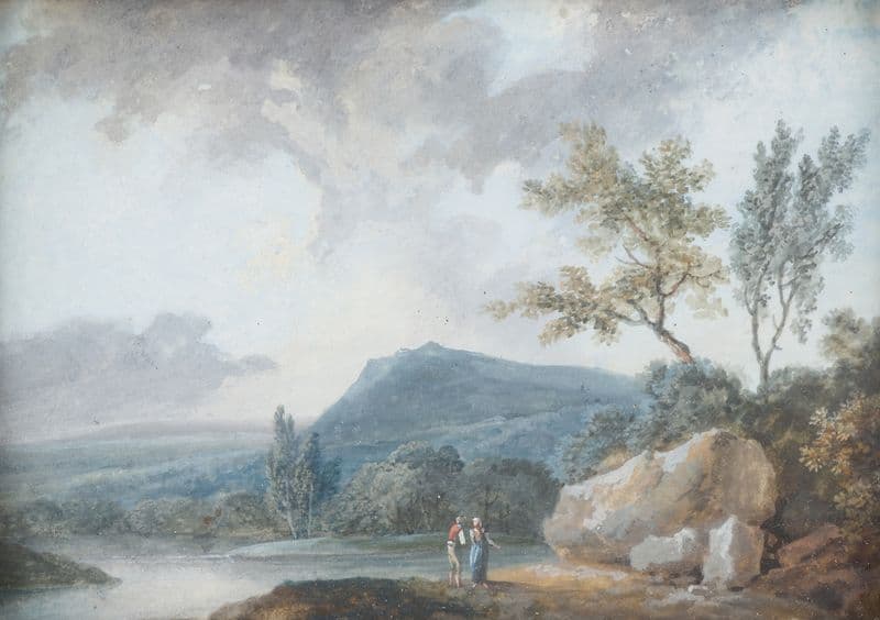 Landschaft (1770-1800) as a canvas print