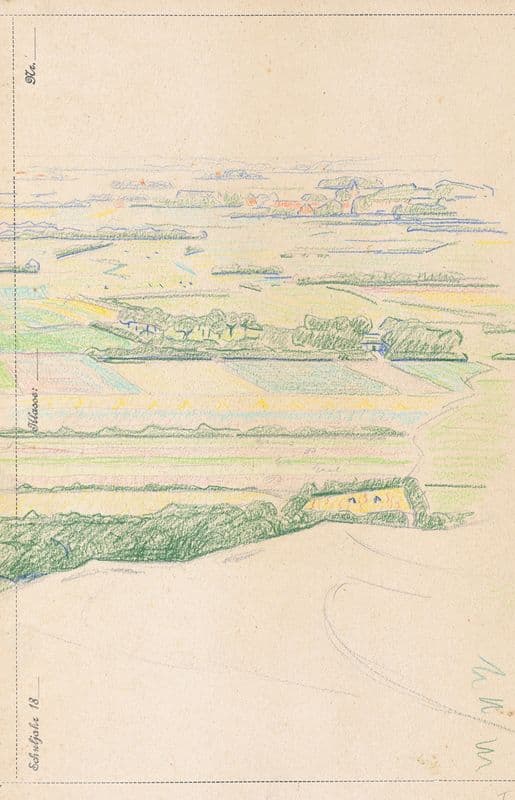 Landschap as a canvas print
