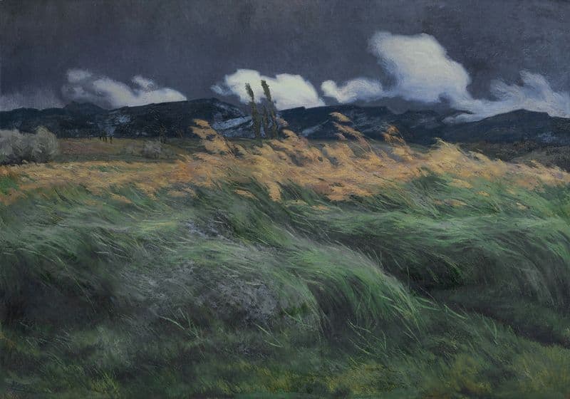 Landschap (1895 - 1905) as a canvas print