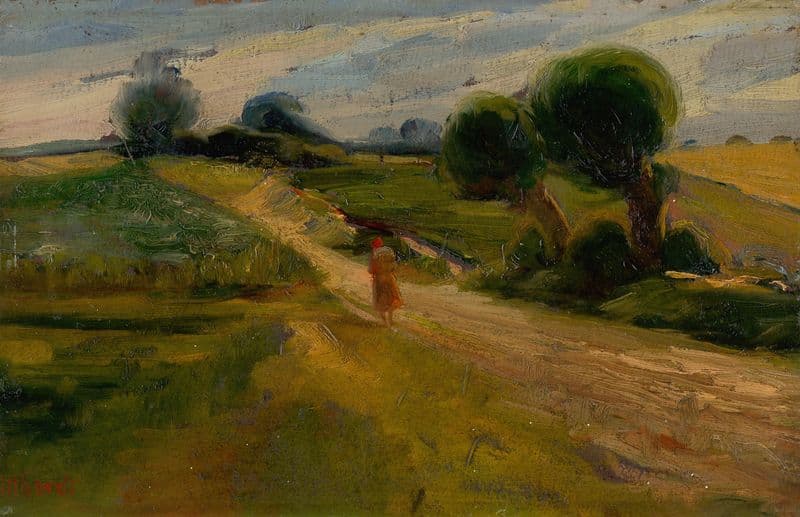Lane as a canvas print