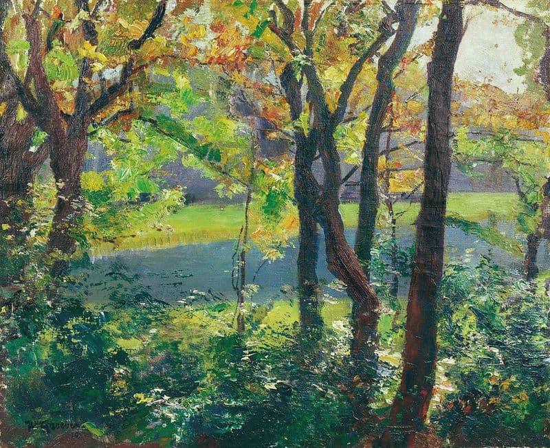 Langbürgner See as a canvas print