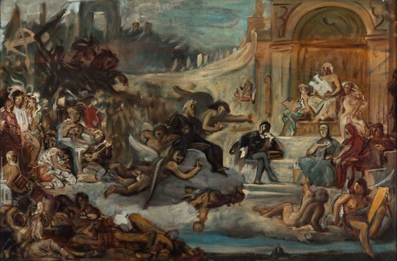 L’apothéose de Victor Hugo as a canvas print