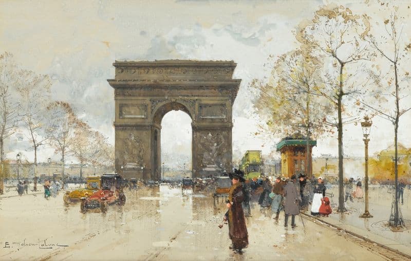 L’arc De Triomphe as a canvas print