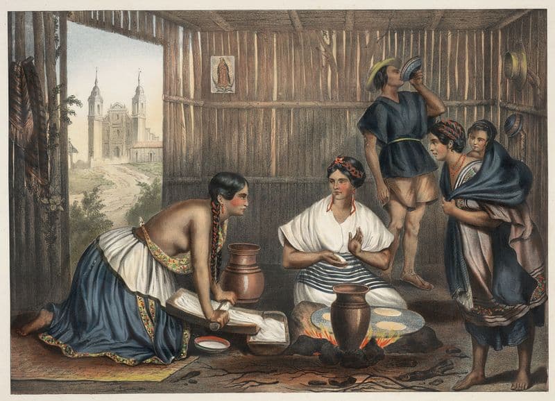 Las tortilleras as a canvas print