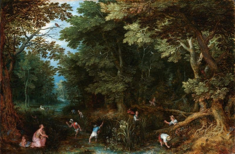 Latona and The Lycian Peasants (C. 1605) as a canvas print