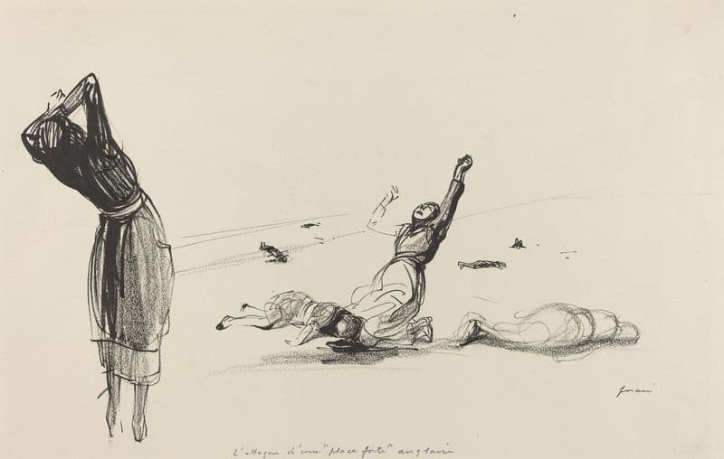 L’attaque d’une ‘place forte’ anglaise (probably 1917) as a canvas print