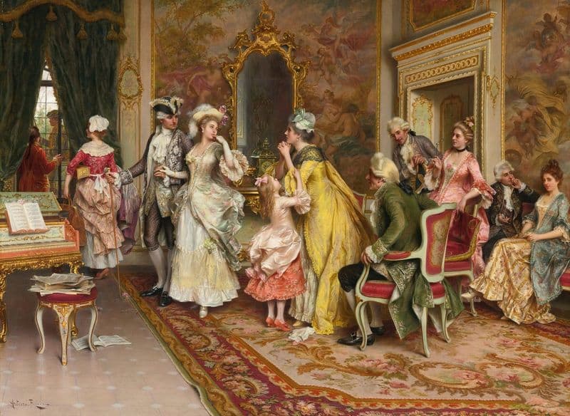 L’attesa as a canvas print