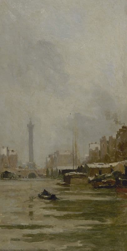 Le bassin de l’Arsenal (1888-1890) as a canvas print