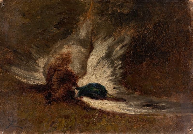 Le canard as a canvas print
