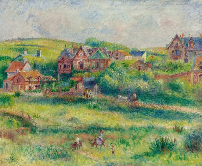 Le Châlet De Blanche Pierson À Pourville as a canvas print