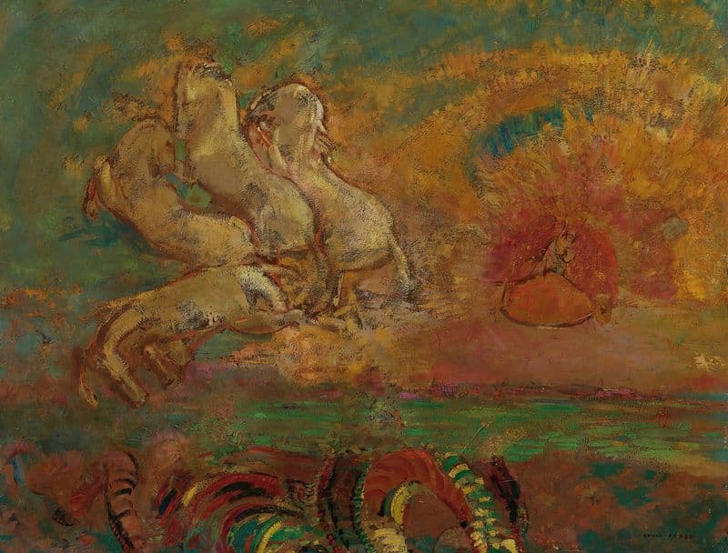 Le Char D’apollon Et Le Dragon (circa 1907) as a canvas print
