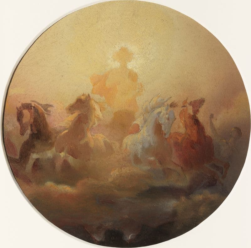 Le char du soleil as a canvas print