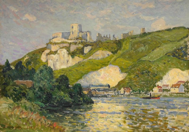 Le Château-Gaillard, après-midi as a canvas print