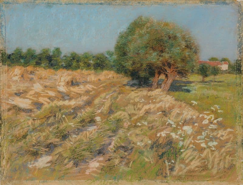 Le chemin de la ferme (ca 1887) as a canvas print
