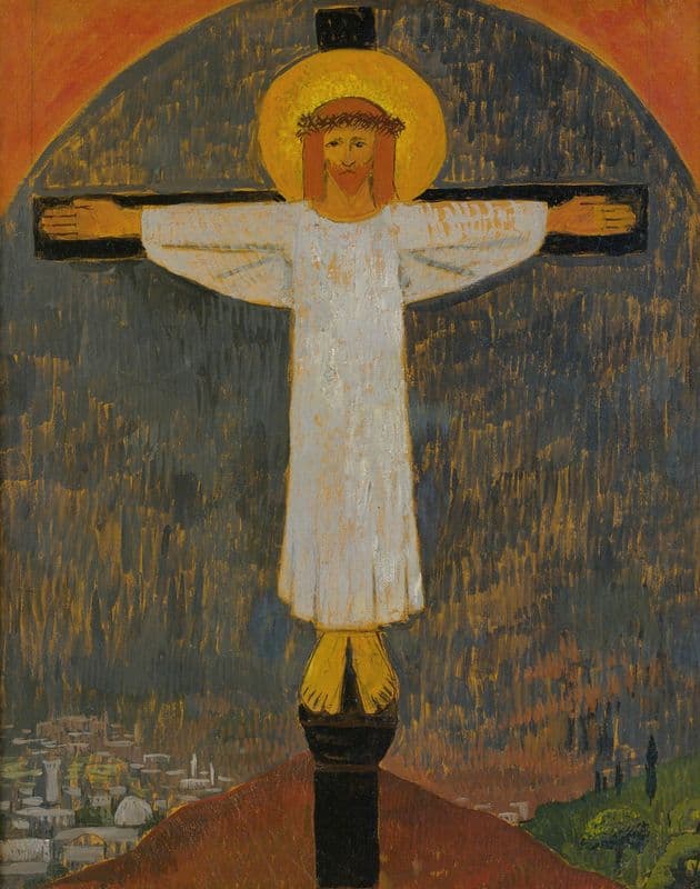 Le Christ Blanc as a canvas print