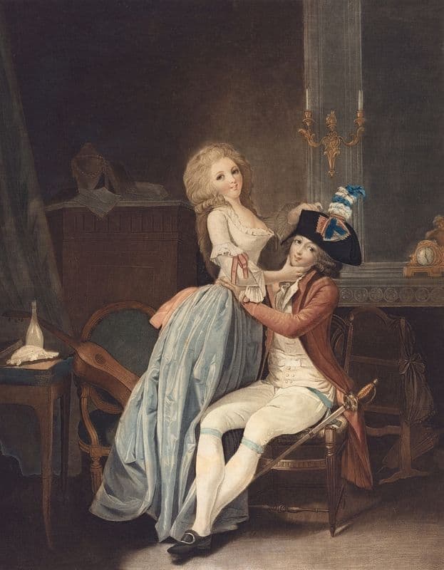 Le Cocarde Nationale as a canvas print