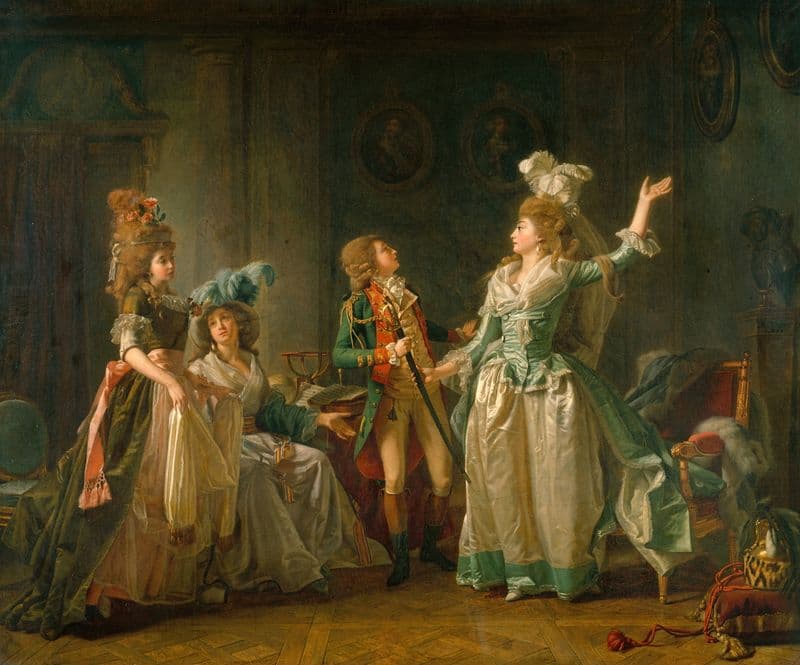 Le Départ du dragon as a canvas print