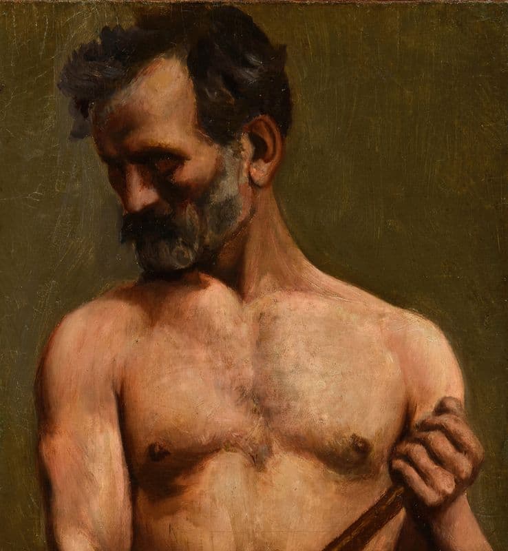 Le Faucheur as a canvas print