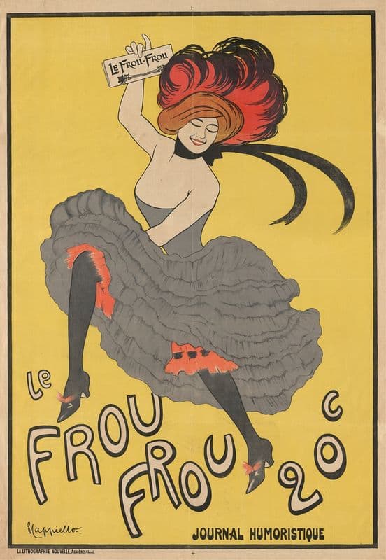 Le Frou Frou as a canvas print