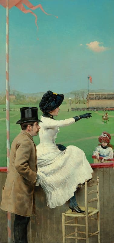 Le galop d’essai as a canvas print