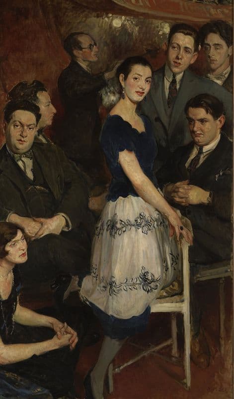 Le Groupe de six as a canvas print