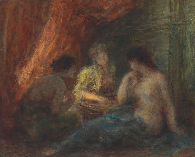 Le jeu as a canvas print
