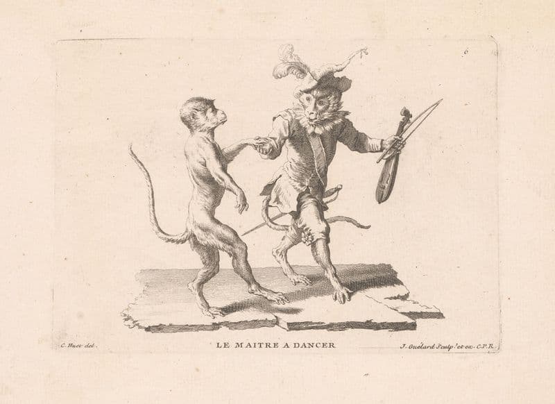 Le Maître à dancer (1733-1792) as a canvas print