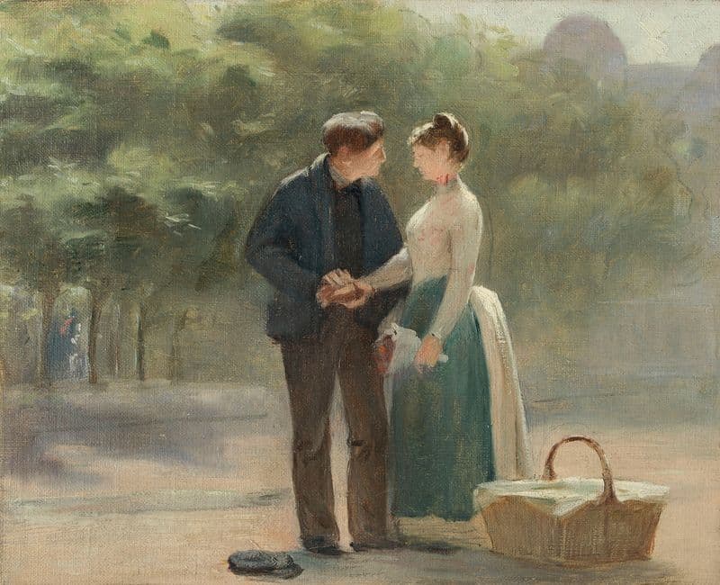Le Matin as a canvas print