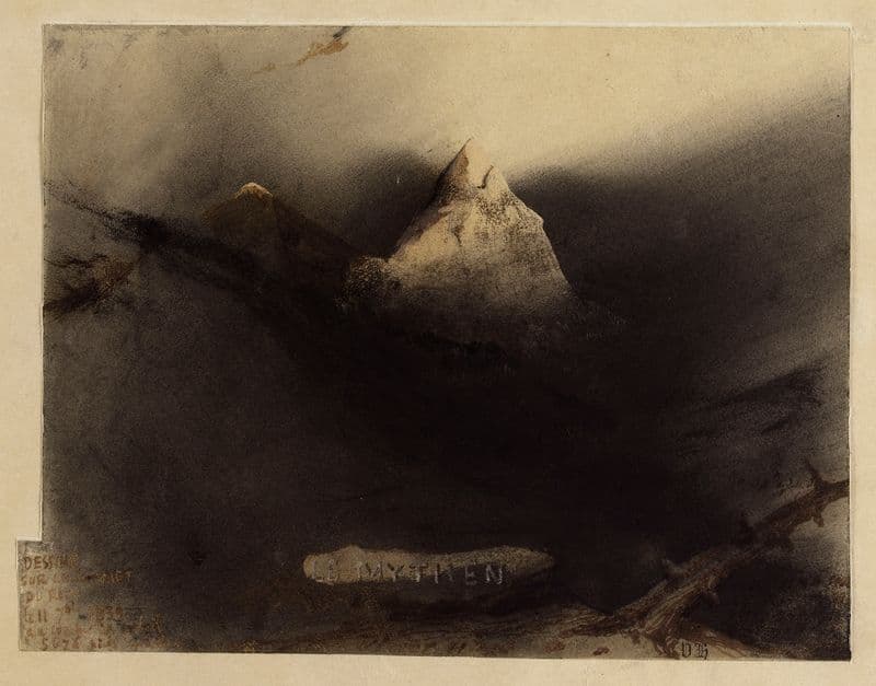 Le Mythen as a canvas print