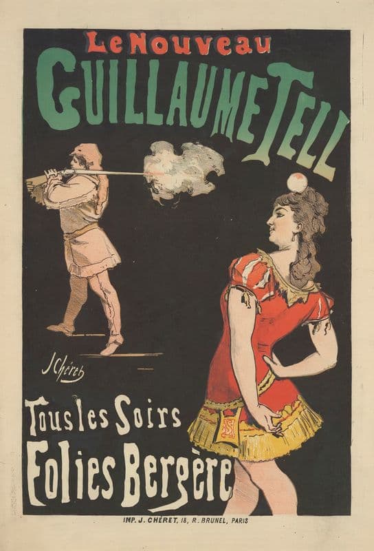 Le Nouveau Guillaume Tell as a canvas print