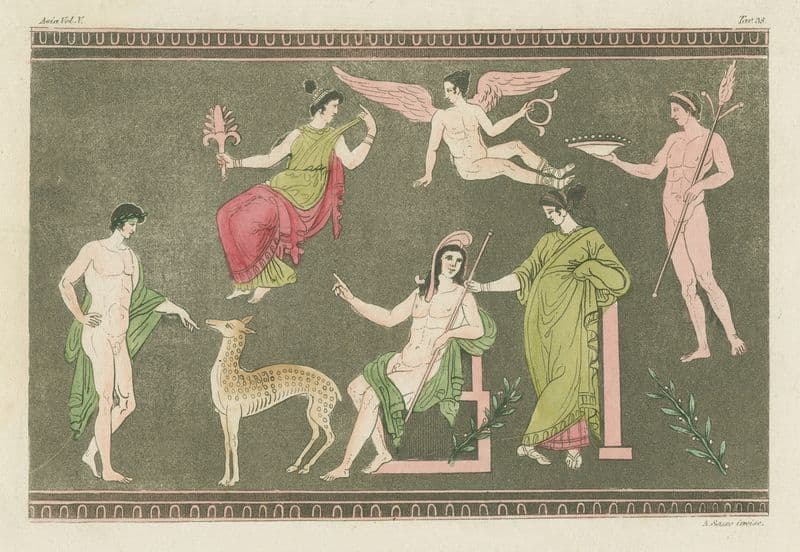 Le nozze di Telefo e d’Hiera (1823 - 1838) as a canvas print
