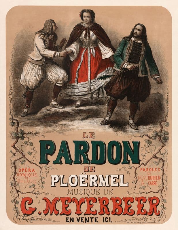 Le pardon de Ploërmel as a canvas print