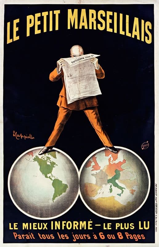 Le Petit Marseillais as a canvas print