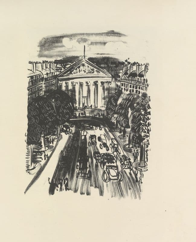 Le poète assassiné Pl.14 as a canvas print