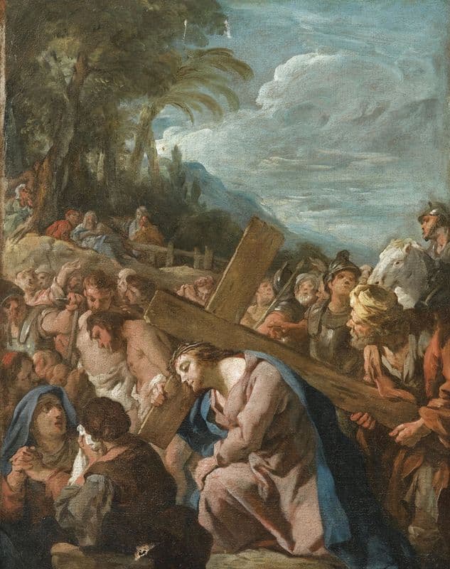Le portement de Croix as a canvas print