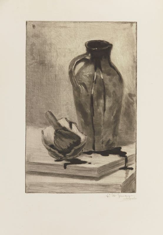 Le pot au noir as a canvas print