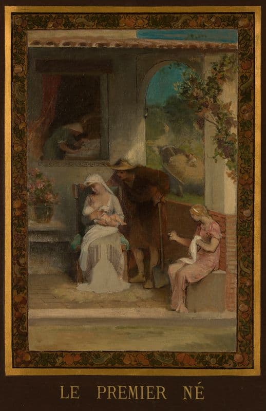 Le Premier Né as a canvas print