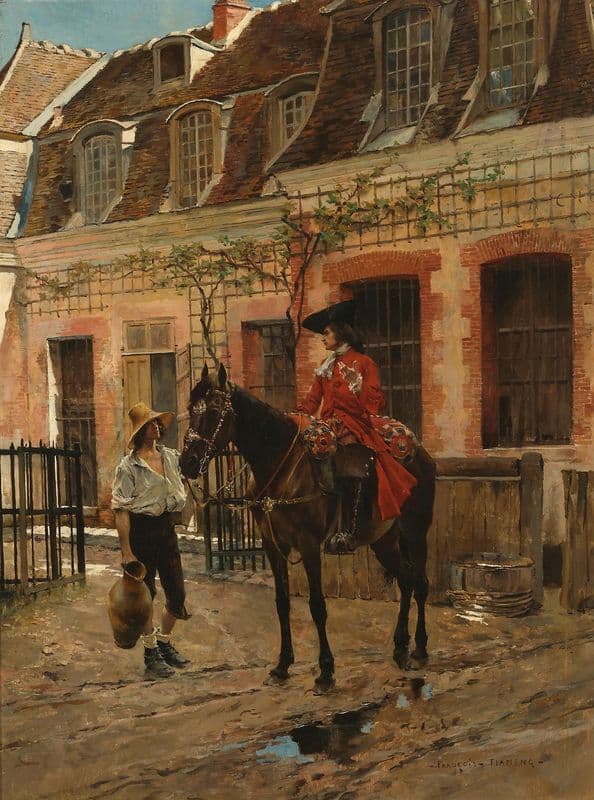 Le renseignement as a canvas print